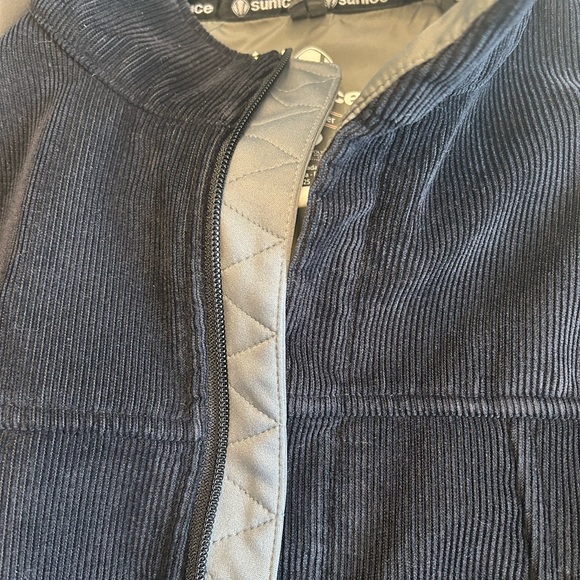 Sunice Weather Men's Black Corduroy Style with Gray Accents Jacket    Size L - Picture 9 of 12